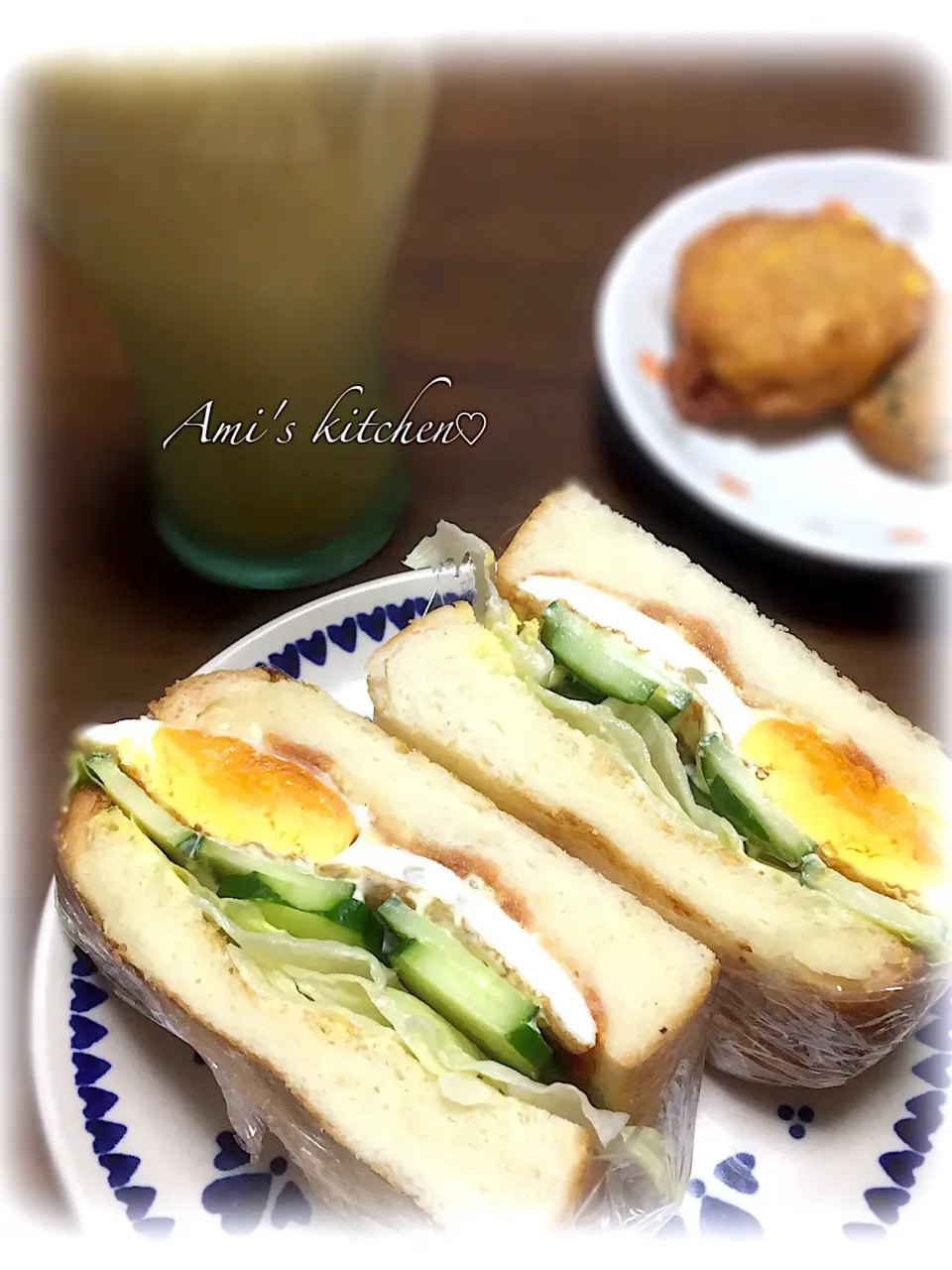 あみさんの料理 糀甘酒入りホテル食パン😊🍞目玉焼きトースト💓|あみさん