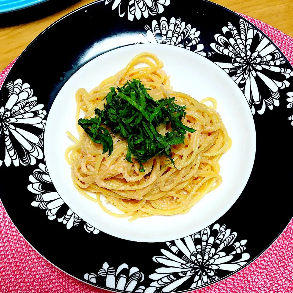 Snapdishの料理写真:甘酒de明太子パスタ🍝|ラブリー心愛さん