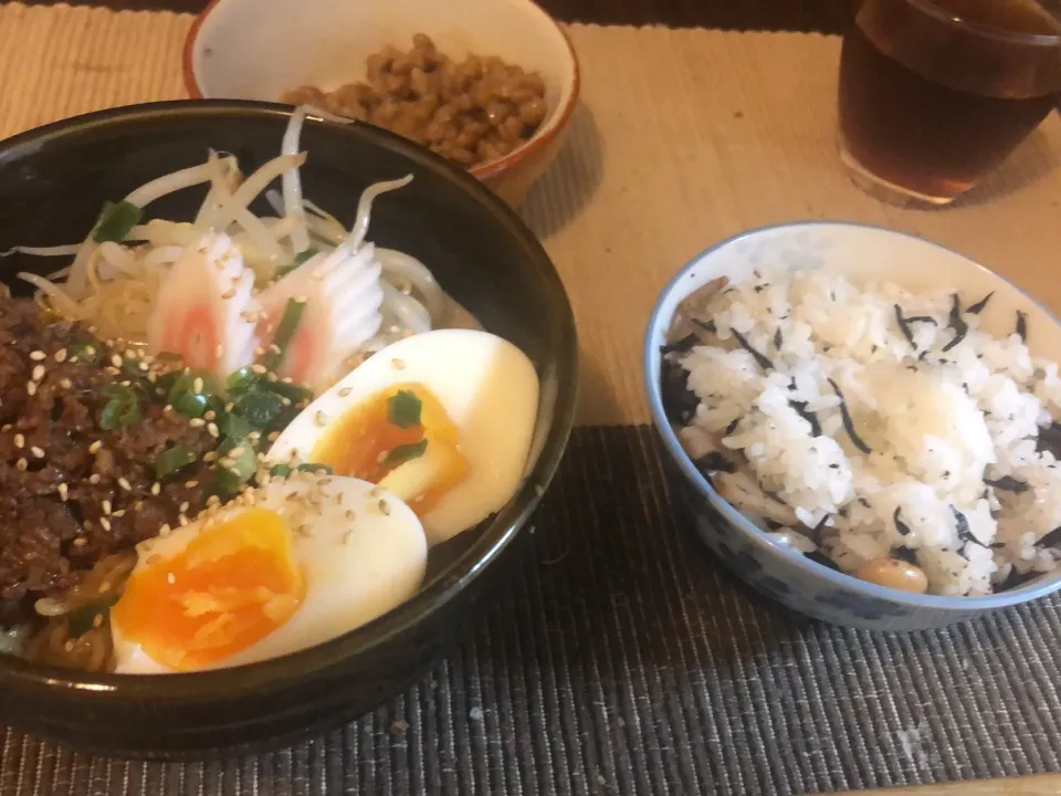 夜ごはん🍚🐽🐷‼️👍|ゴンさん