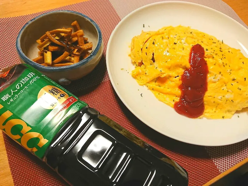 コーヒーで風味とコクがアップしてめちゃめちゃおいしいオムライスになりました。|cookingパパ五郎さん