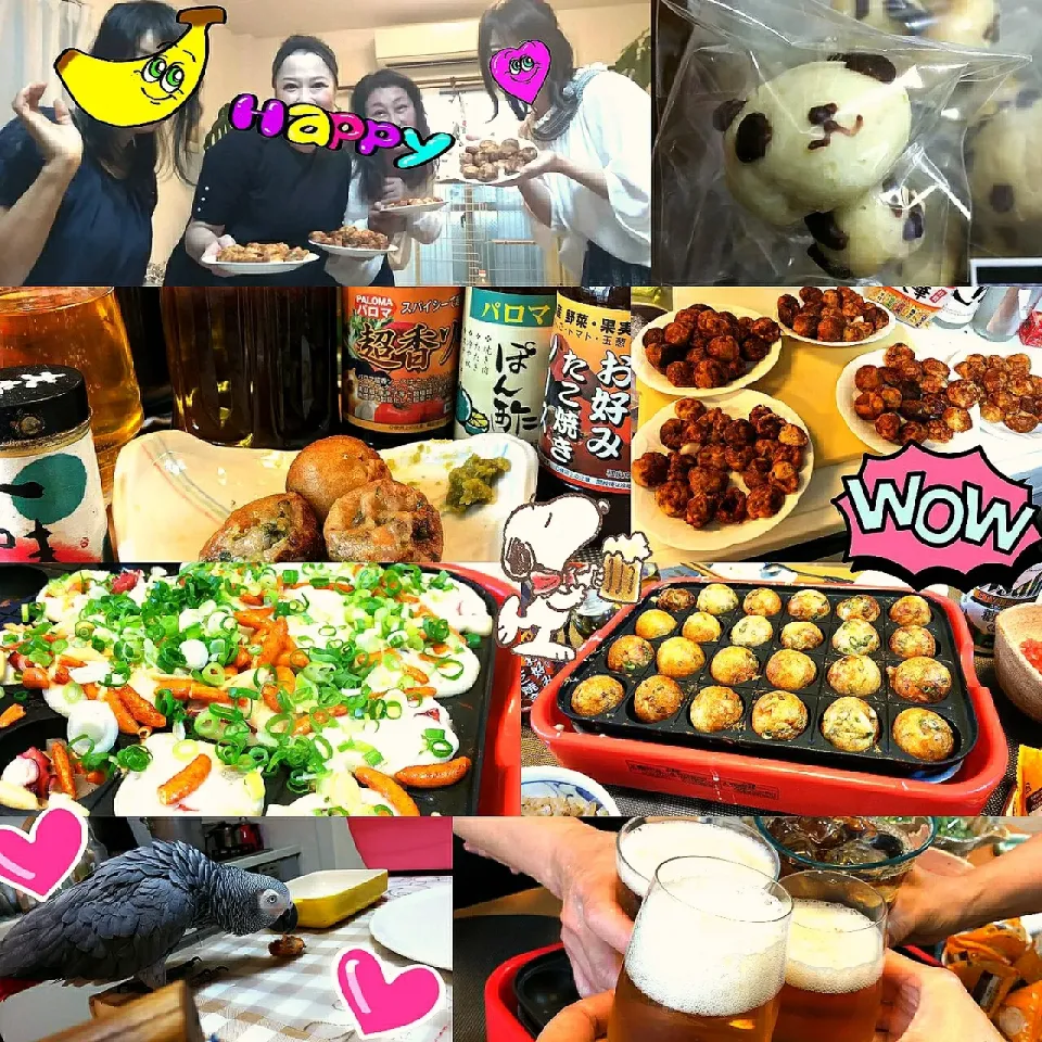 Snapdishの料理写真:🐙タコパ🐙✨🍻🎶|ひとみんΨ(*´∀｀)Ψさん