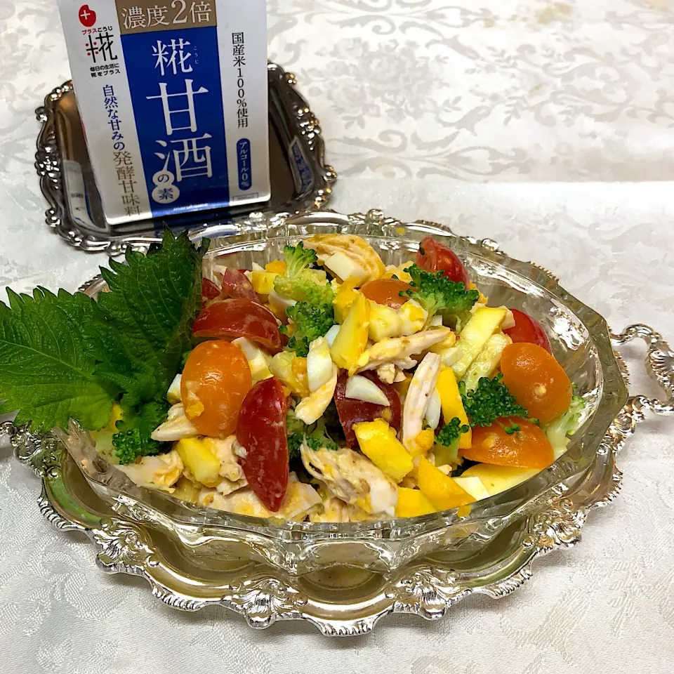 ササミサラダ🥗糀甘酒ドレッシング🌺|henryさん