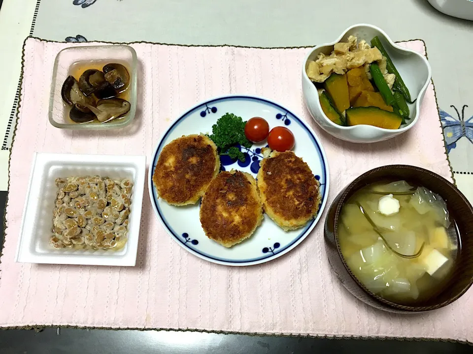 Snapdishの料理写真:おからコロッケのご飯|みよさん