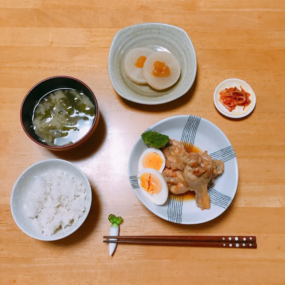 手羽元のさっぱり煮
ふろふき大根 柚子みそ🥢|ちゃみこさん