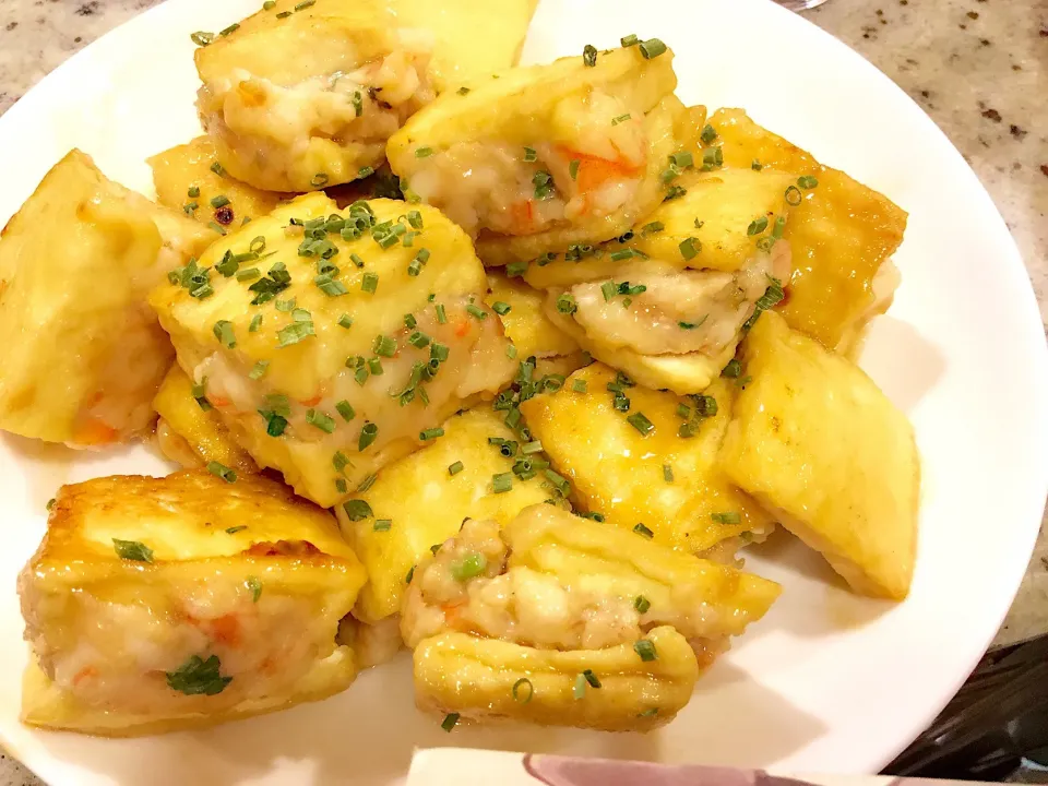 #tofu with shrimp paste|twinwoodconnieさん