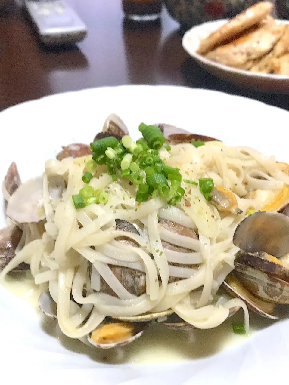 Snapdishの料理写真:糖質ゼロ麺ボンゴレパスタ|Yuさん