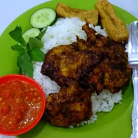 Snapdishの料理写真:Nasi Ayam Bakar Vege|LIAORENCE INESHAさん