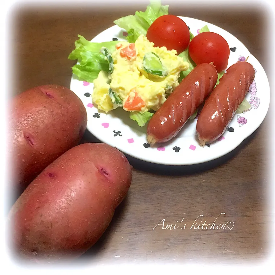 インカのひとみでポテトサラダ😊🥗|あみさん