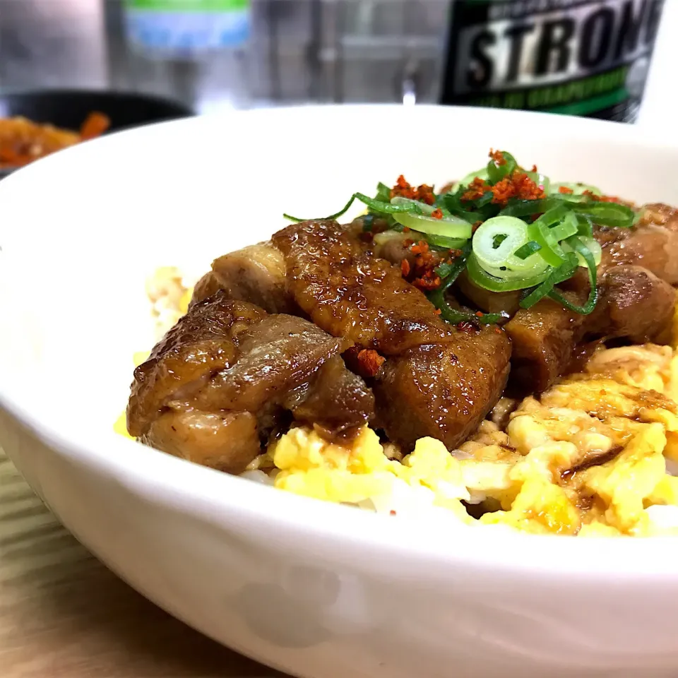 照り焼きチキン丼(๑˘ ³˘๑)～❤|さくらさん