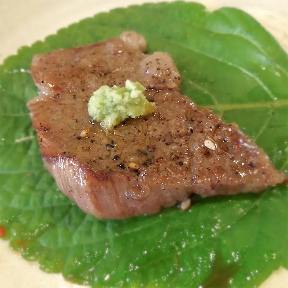 サッと焼いてわさび醤油で頂くカイノミ|Takeshi  Nagakiさん