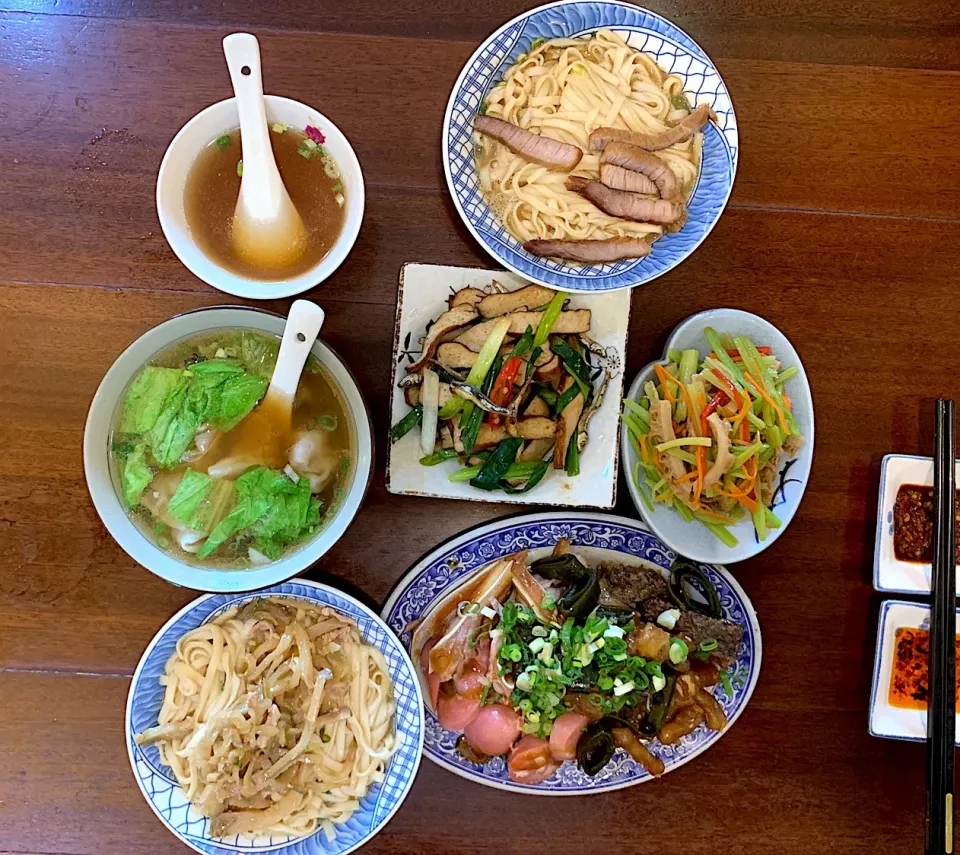 江西傳藝 榨菜肉絲乾麵 麻醬乾麵 餛飩湯|Orangeさん