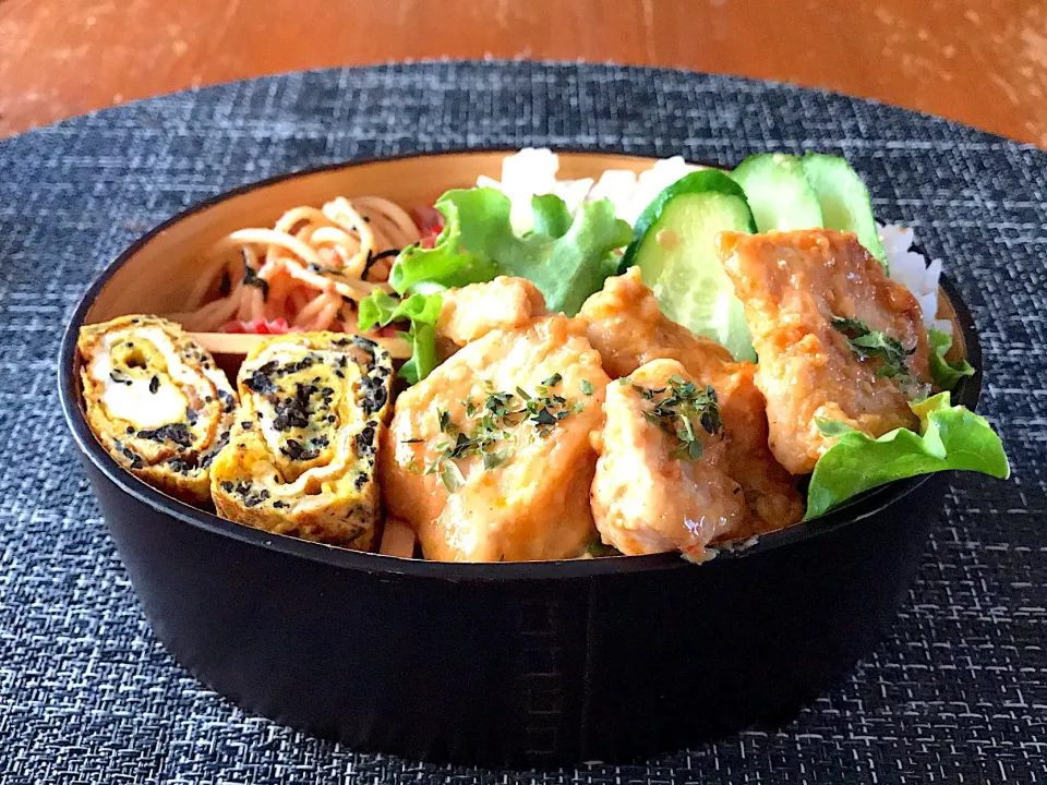 鶏むね味噌マヨ焼き弁当|とみぃさん