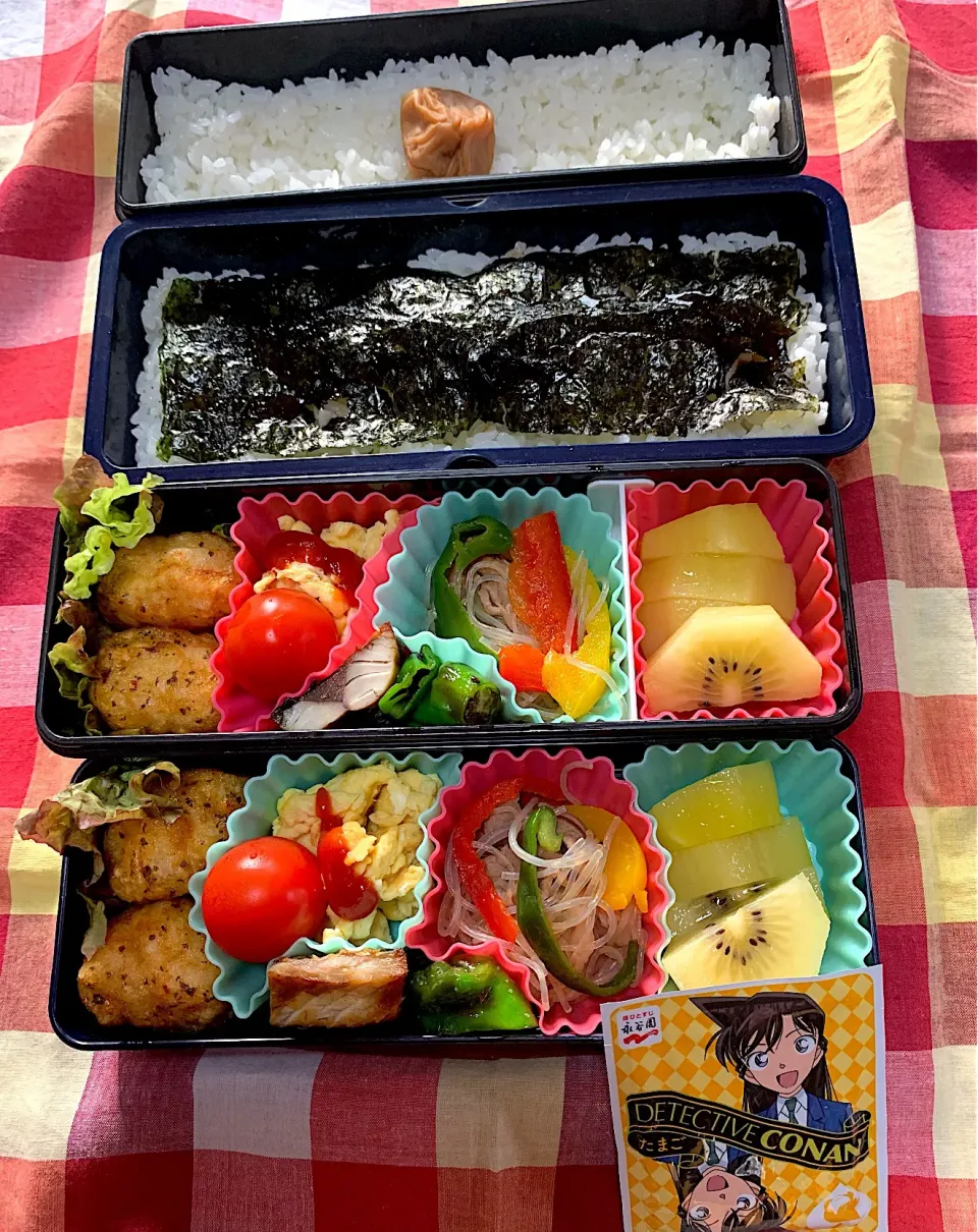 Snapdishの料理写真:息子&娘のお弁当6/26|iguigupopさん