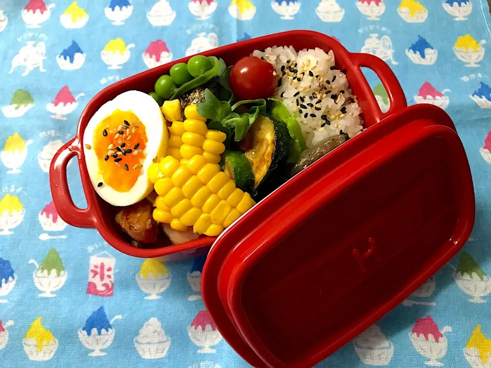 20190626🍱今日の自分弁当🍱
今週あと3日間は私だけのお弁当作り。
明日は大概の会社は株主総会。
旦那さんはリッチ弁当だろうなぁ〜
私も明日のお弁当リッチにしてみようかな🍱
 #snapdish 
 #角上魚類  #手軽にプラ酢レモンの酢でカンタン美味しいピクルス  #手軽にプラ酢レモンの酢  #ぽっかサッポロ |akiyo22さん