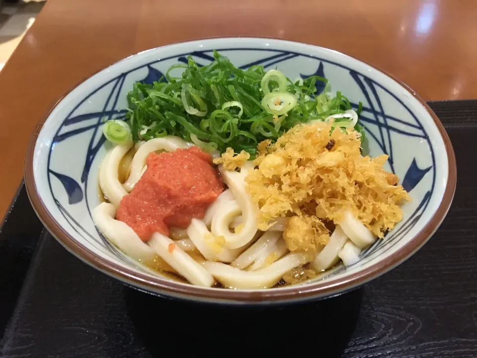 冷ぶっかけ並290円うどん札で明太子トッピング無料|PegaOさん