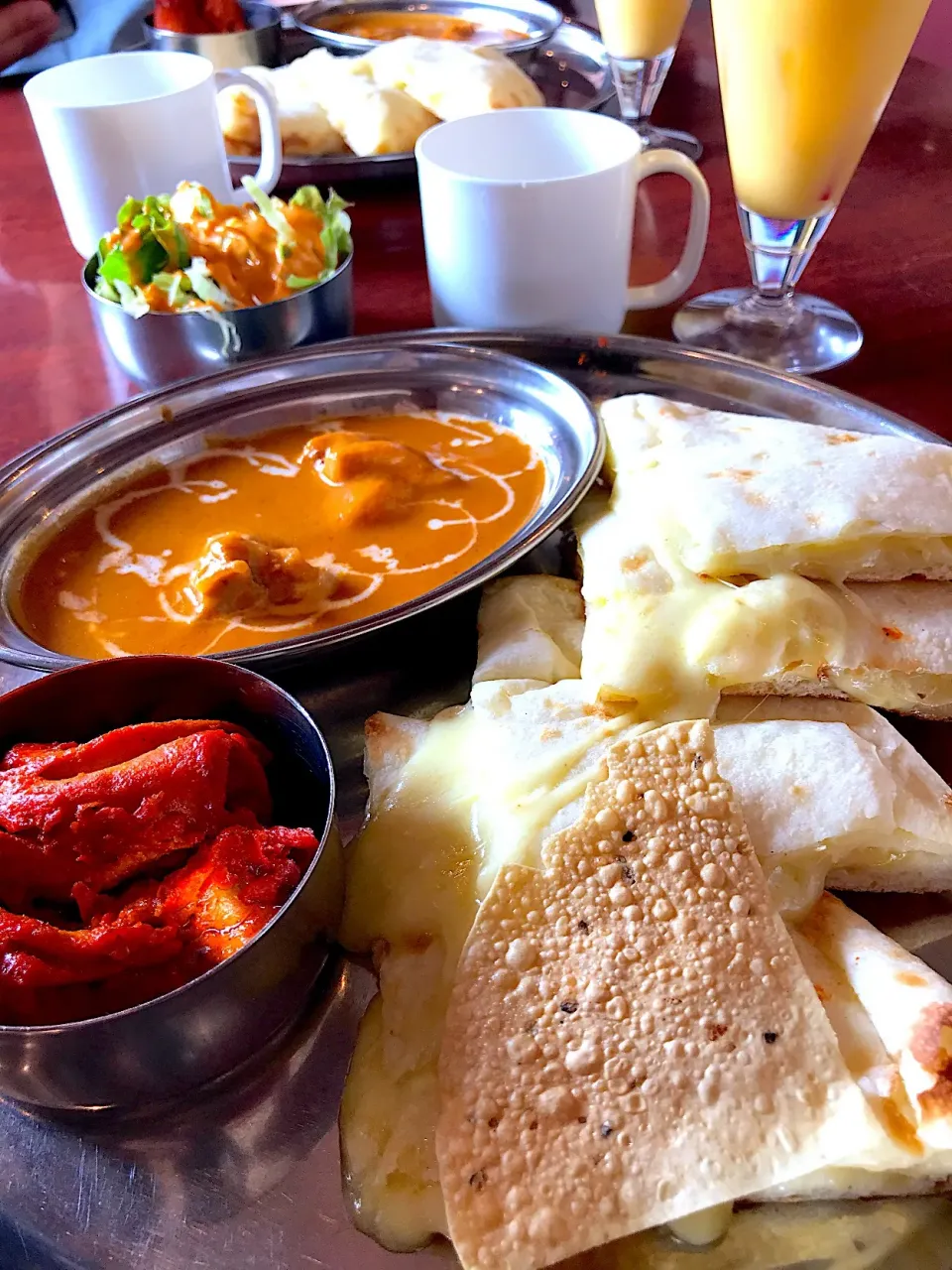 インド🇮🇳料理店にて チーズナンセット💛最高😋🙌|ナナさん