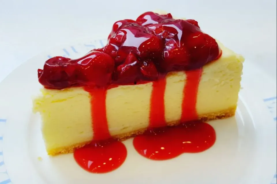 Snapdishの料理写真:Cherry cheesecake @ Billy Angel Cake Company in Myeongdong|steven z.y.さん