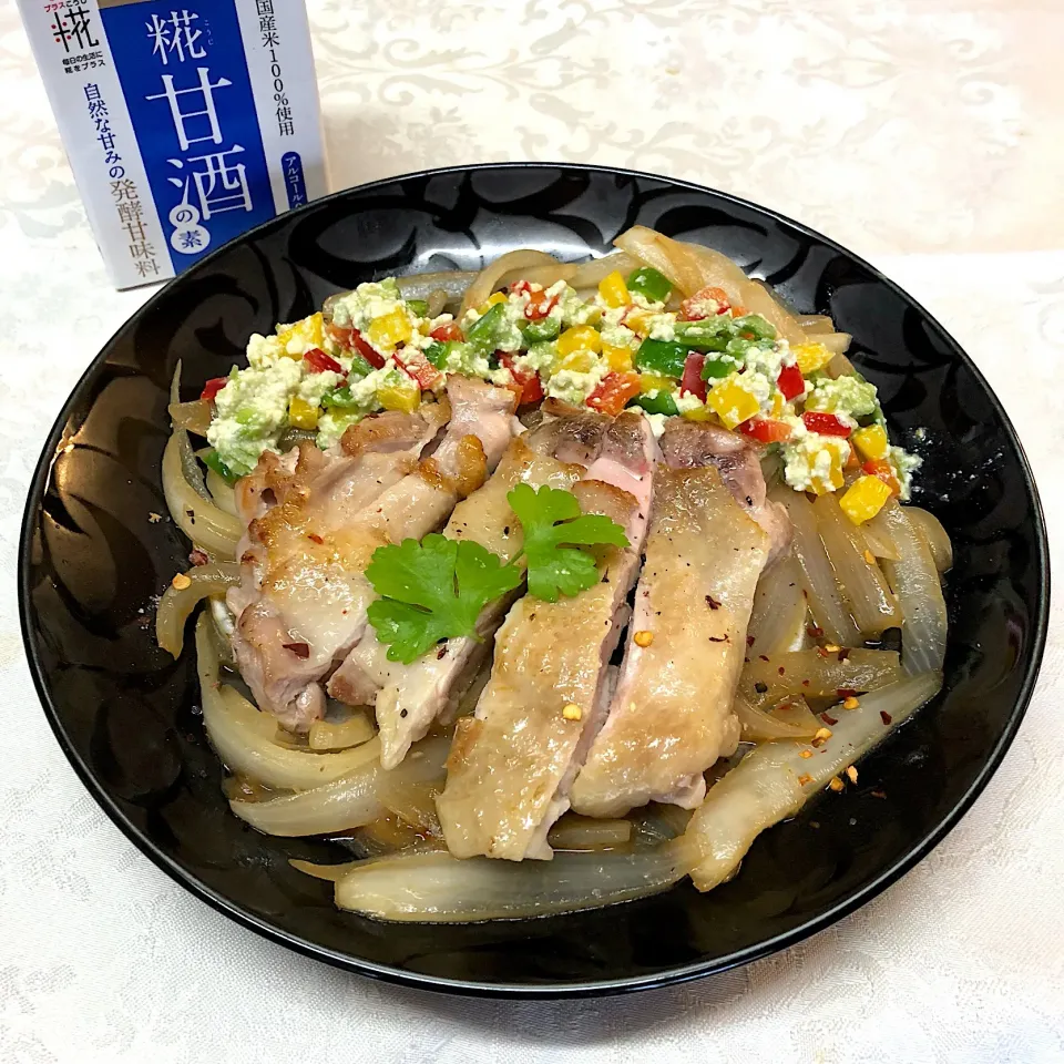 鶏もも肉の糀甘酒焼き🌺|henryさん