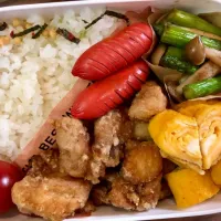 Snapdishの料理写真:#からあげ弁当|はやまるさん