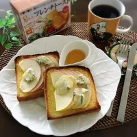 Snapdishの料理写真:私のフレンチトーストで朝ごはん|@mayuさん