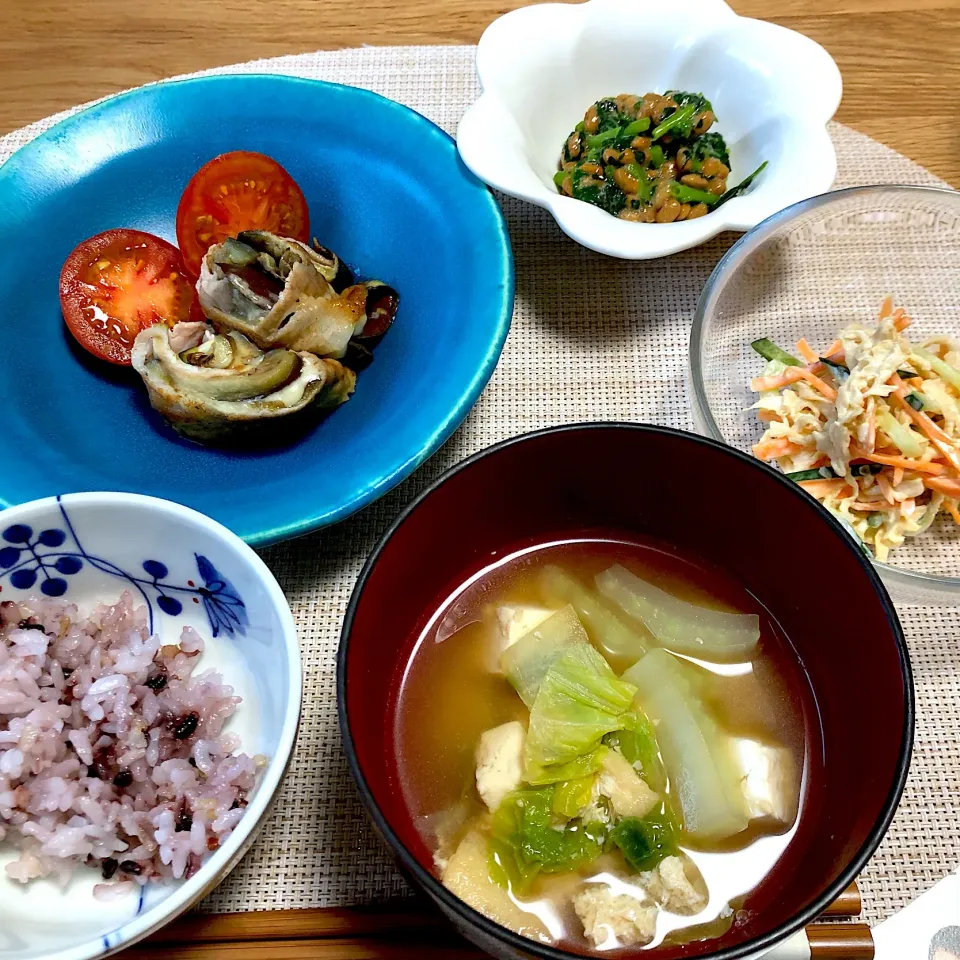 豚肉とナスのトロトロチーズ巻き|あきころさん