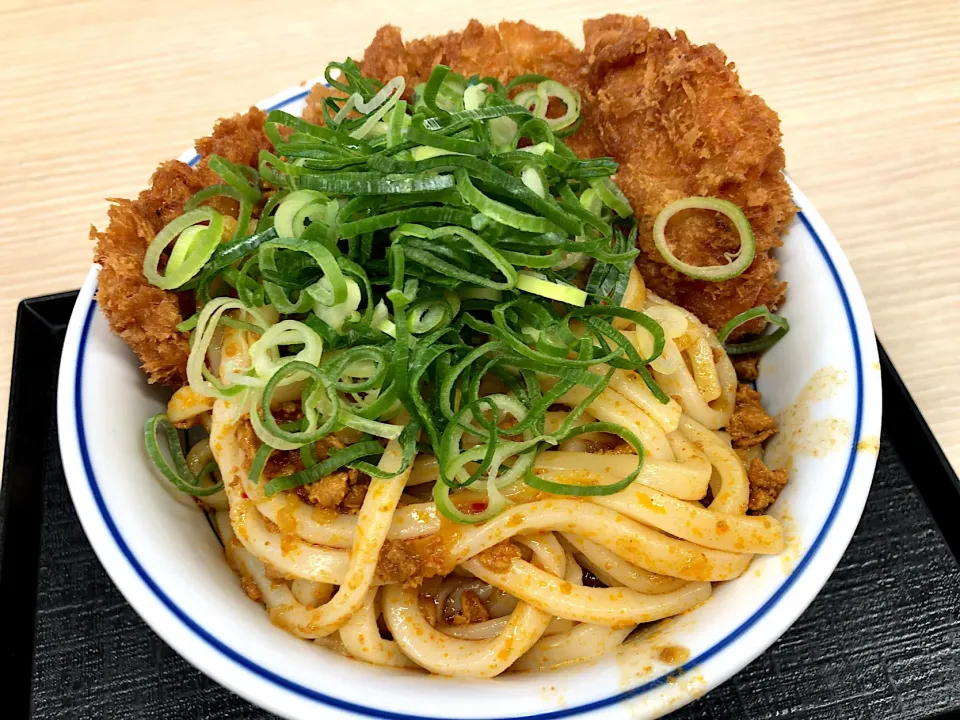 Snapdishの料理写真:カレーうどんカツ丼|T. Wonderさん