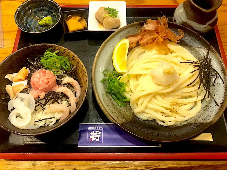 讃岐うどん 海鮮丼セット|750000さん