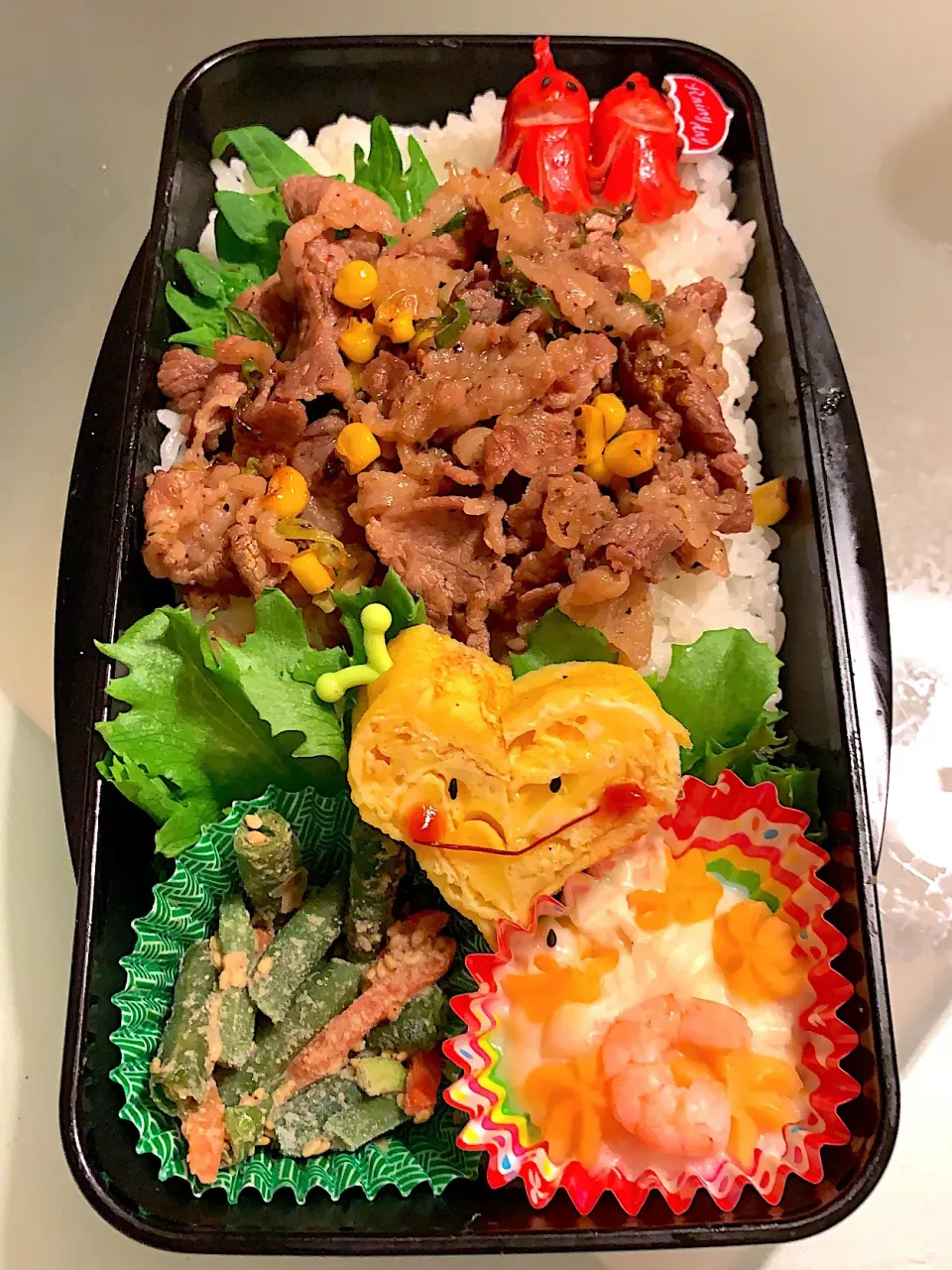 #焼肉弁当
#梅雨入り
 #いってらっしゃい🙋‍♀️|Yukaさん