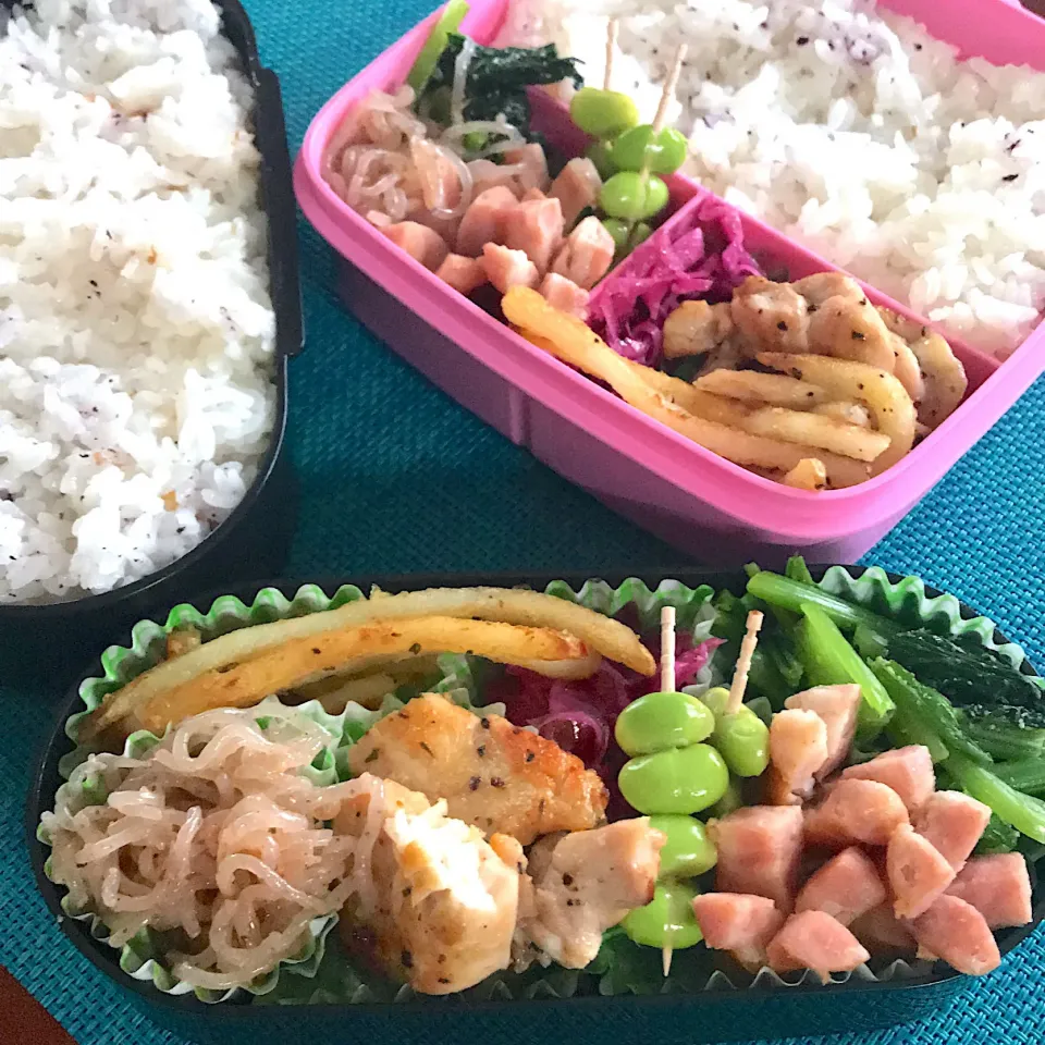 今日のお弁当🍱
チキンのレモンペッパー焼き

6月ですが
台風がやってきそうです🌀

出来るだけ早めの帰宅を
心がけてね。

今日もきをつけて
いってらっしゃい👋😊|mokoさん