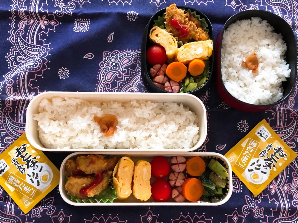 Snapdishの料理写真:2019/06/27(木) 夫弁当&娘弁当🎵|kiyominさん