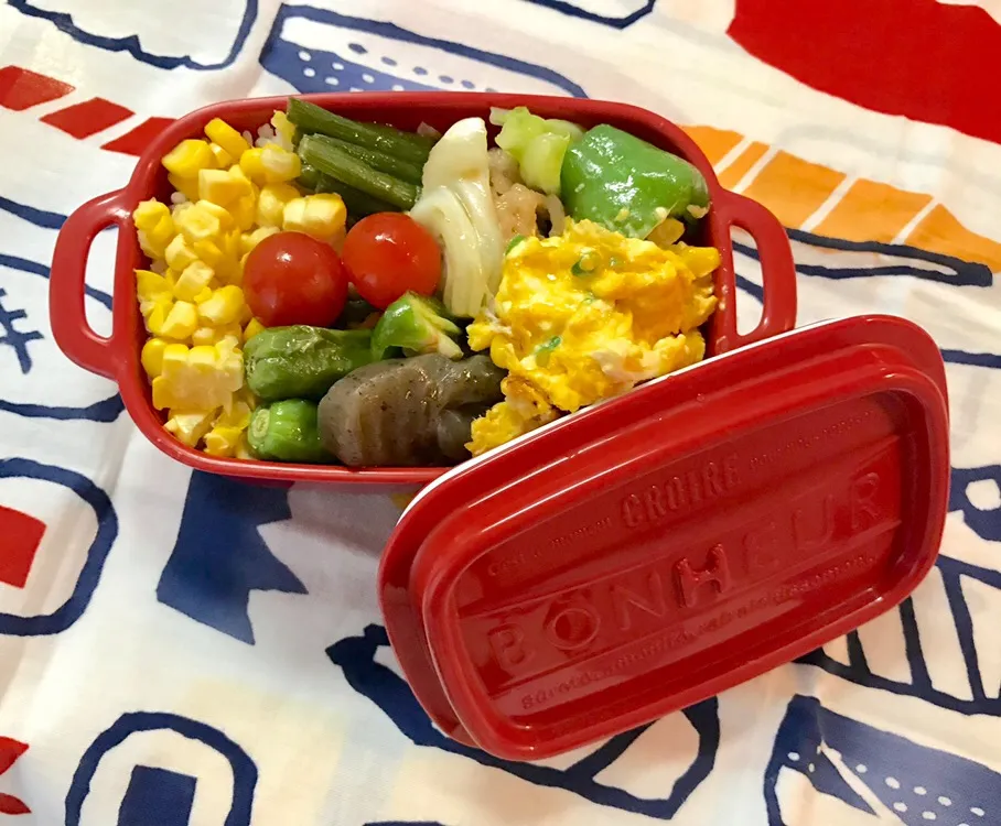 20190627🍱今日の自分弁当🍱  #うちご飯  #snapdish  #美味しい料理  #スナップディシュ  #手軽にプラ酢レモンの酢  #とまとのぴくるす  #yamasajyoubisai  #自分ご飯が結局1番  #プチトマトピクルス|akiyo22さん