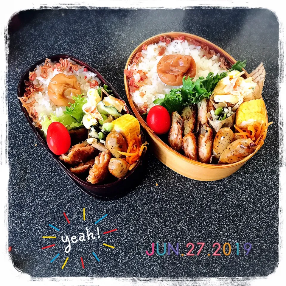 6/27 ☺︎☺︎ 鮭フライ弁当☆|jon2さん