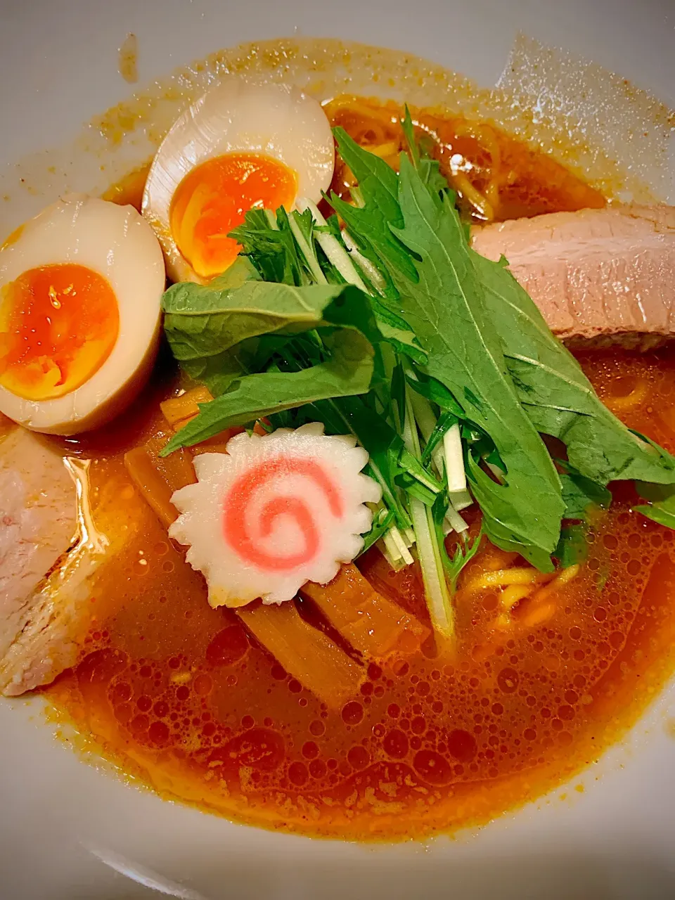 Snapdishの料理写真:本町 #まろ亭 #カリー麺 #煮卵トッピング|papicoさん