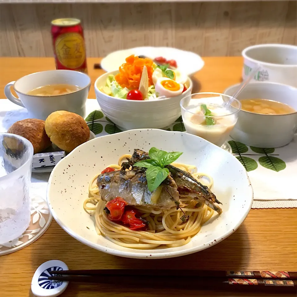 むぎこさんの料理 プチトマトと秋刀魚のコンフィ|むぎこさん