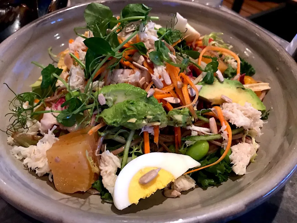 Irish crab meat and soba noodle salad|Sky Blueさん