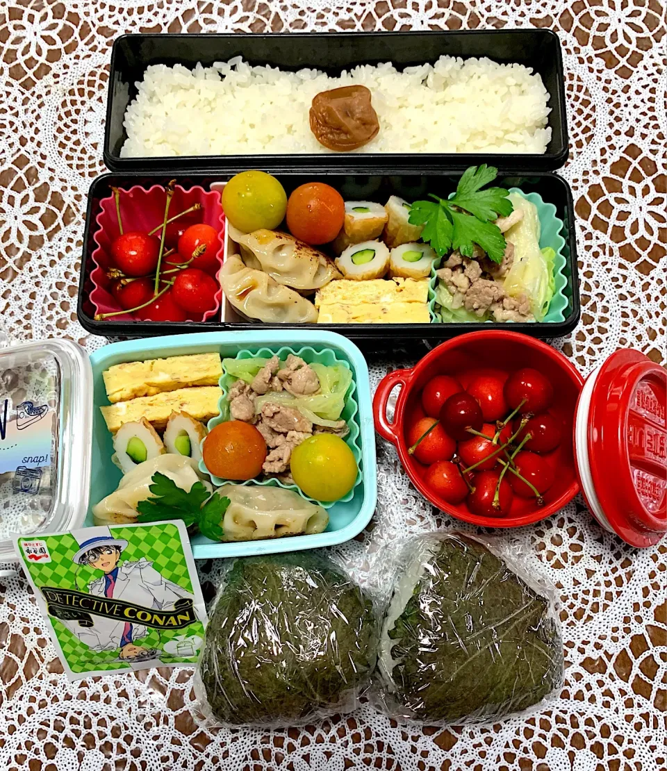 Snapdishの料理写真:息子&娘のお弁当6/28|iguigupopさん