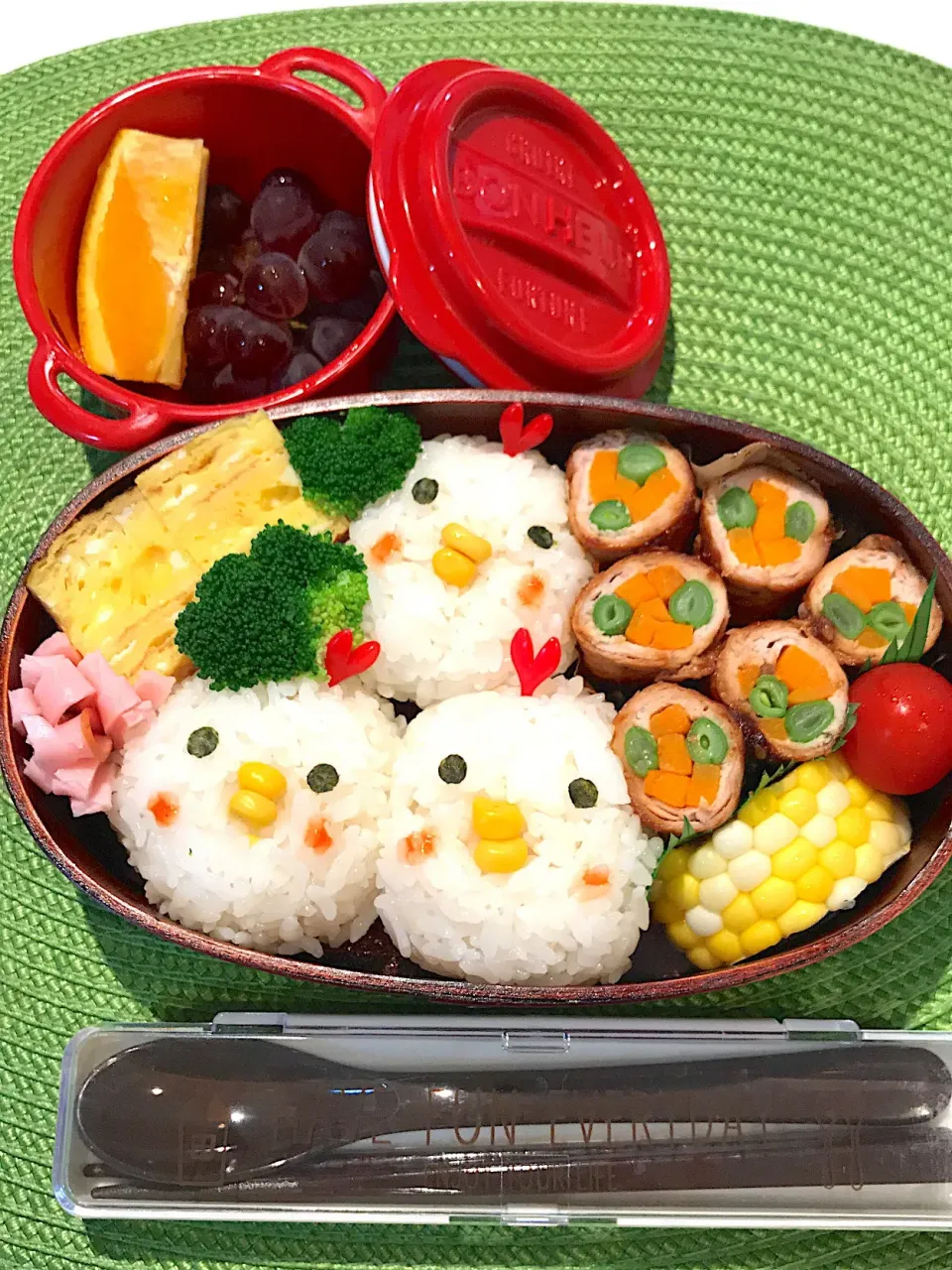 にわとりさん弁当♡|まーよんさん