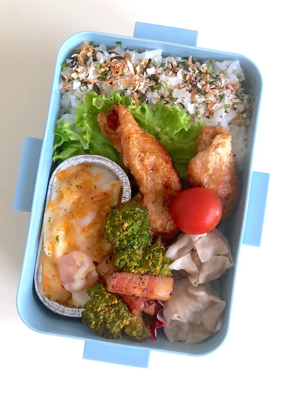 鶏皮餃子弁当♪|ikumonさん