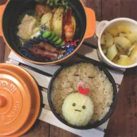 Snapdishの料理写真:すみっコぐらし とんかつ＆えびふらいのしっぽ♡|うさこ＊さん