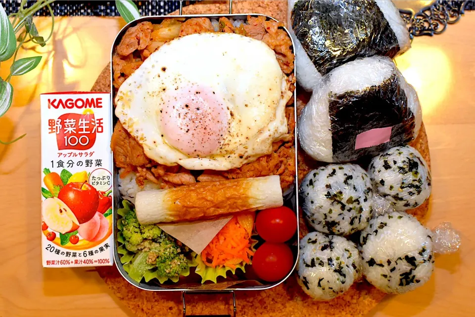 #お弁当  #息子弁当  #高校生弁当  #高校球児弁当  #食トレ  #のっけ弁  #下味冷凍  #豚キムチ弁当|dra-kichiさん