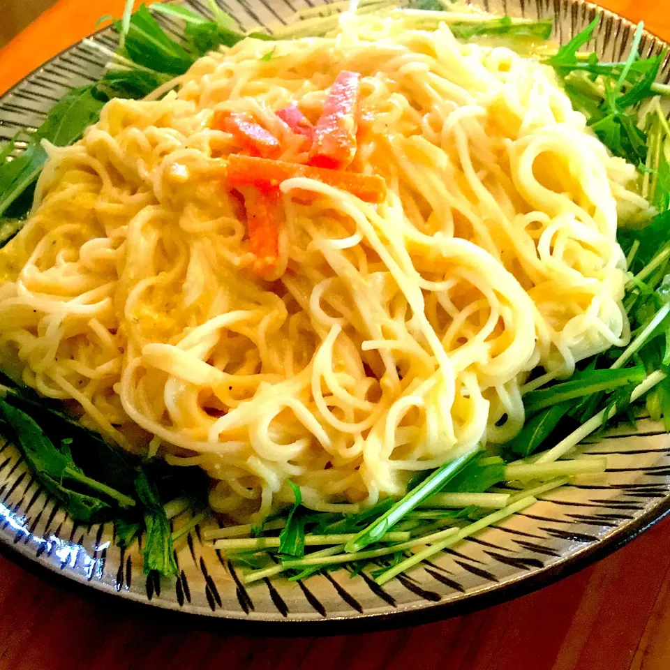 Snapdishの料理写真:とろとろ卵の✨ぺぺたま  byそうめん|たんたんさん