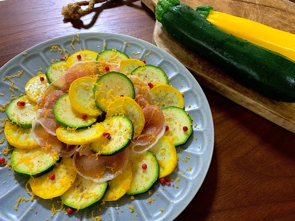 ズッキーニと生ハムのカルパッチョ|satoeさん