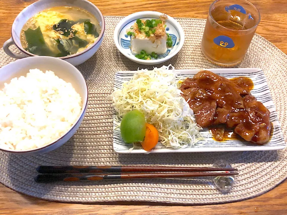 トンテキ定食|ヒヨリ飯さん