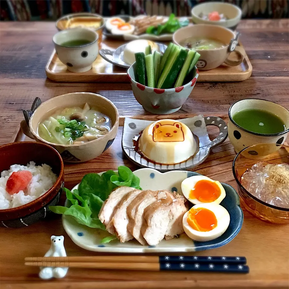 鶏チャーシュー定食|ともみさん