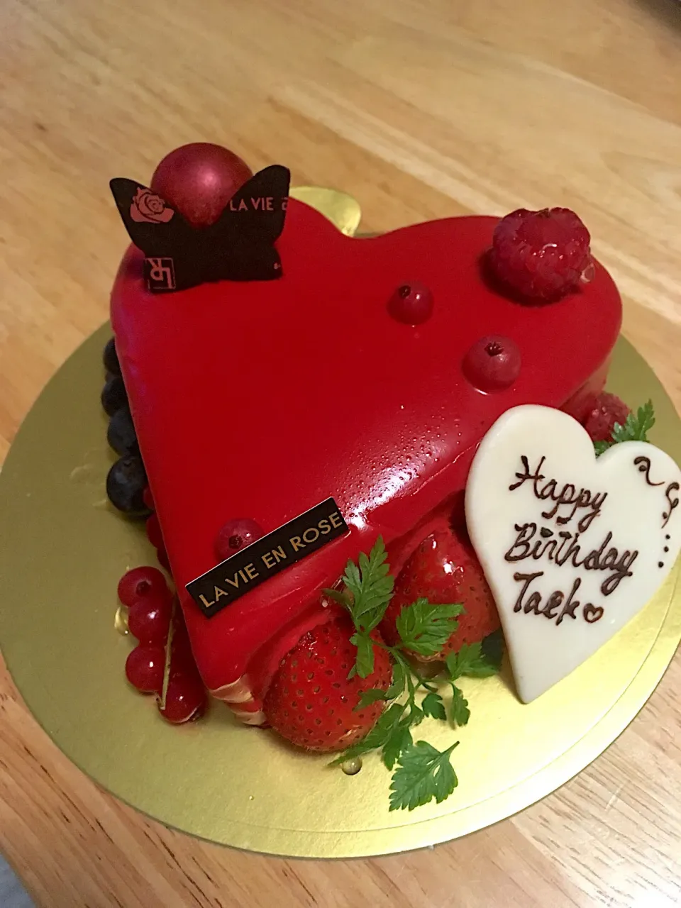 Snapdishの料理写真:昨日のお誕生日ケーキ💖Happy♪ヾ|｡・∀・｡|ﾉ" Birthday自分♪|さくたえさん