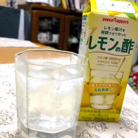 ポッカサッポロ レモンの酢で簡単旨旨レモンサイダー #レモンの酢 #ポッカサッポロ|カウンター嬢さん