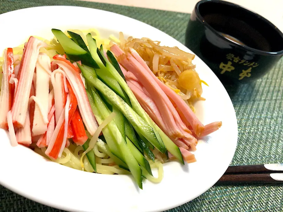 ゴマだれの ざるラーメン(冷やし中華風)|Mapleさん