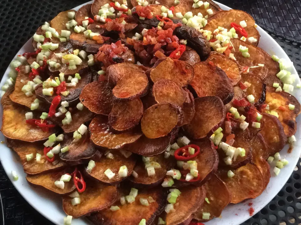 Patates douces et champignons au four|Benjamin Gömböc Garrettさん