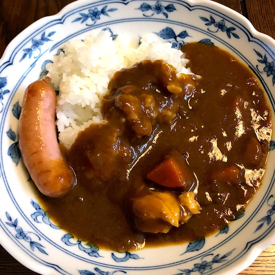 朝ごカレー🍛 #実家ごはん|nao子さん