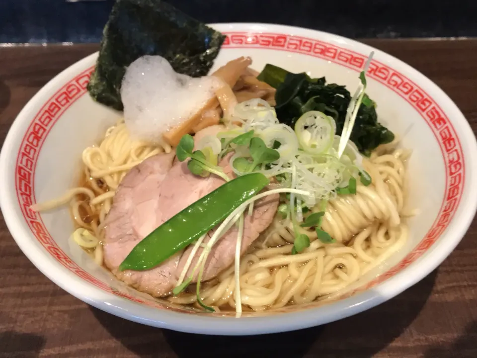 Snapdishの料理写真:湯気そば（大）🍜ミニカレー🍛セット|まさとさん